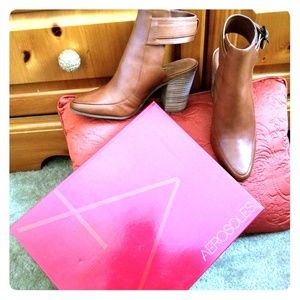 Aerosoles "Square Up" ankle strap shoe